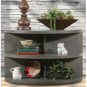 Lane 425258 : Bàn Trang Trí Console, Bán Nguyệt - Xám